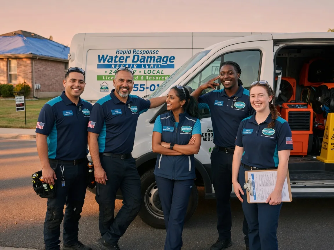Water Damage Restoration company in Sublime, TX